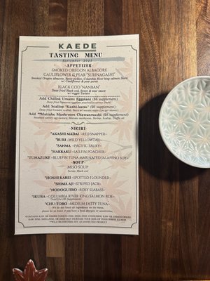 Menu photo 1 kaede Portland, OR Menu photo 1 kaede Portland, OR