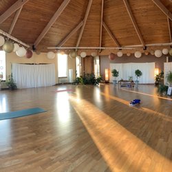 Barefoot Works Yoga - Beautiful studio no matter the time of day.