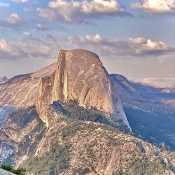Hillside Glass - Sunset on Half Dome from Glacier Point