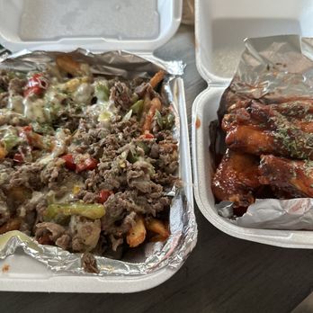 Midwest Wings XL - Philly cheesesteak loaded fries and bbq wings - Chicken Wings Near Me - Phoenix, Arizona Midwest Wings XL - Philly cheesesteak loaded fries and bbq wings - Chicken Wings Near Me - Phoenix, Arizona