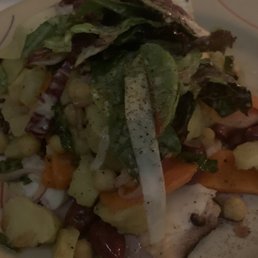 Delicious octopus with veggies  Outstanding vinaigrette