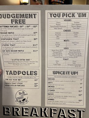 Menu photo 3 B & B Dockside Westerly, RI