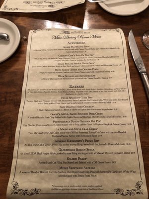 Menu photo 8 Farnsworth House Inn Gettysburg, PA