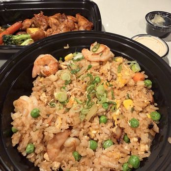 Maru Sushi & Grill - Maru Fried Rice with shrimp and egg added - Sushi Bars Near Me - Midland, Michigan Maru Sushi & Grill - Maru Fried Rice with shrimp and egg added - Sushi Bars Near Me - Midland, Michigan