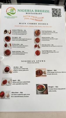Menu photo 4 Nigeria Breeze Temecula, CA