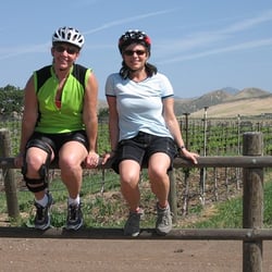 Santa Barbara Wine Country Cycling Tours - Friends posing for a photo.