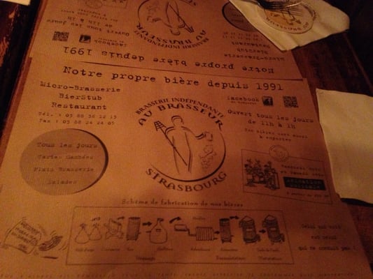 Menu photo 3 Au Brasseur Strasbourg, 67