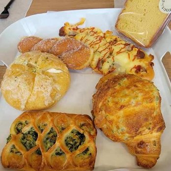 Tous Les Jours - Spinach/feta danish; jalopeno/cheddar croissant; garlic cream cheese pastry; donut twist; - Bakeries Near Me - Burke, Virginia