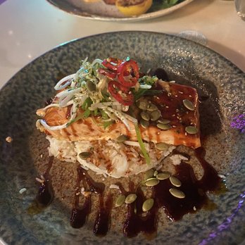 Aura Cocina - Salmon - Asian Fusion Near Me - Brooklyn, New York