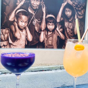 Serai - L: Ube Wan Kenube R: Sus Maryo Spritz - Restaurants Near Me - Melbourne, VIC