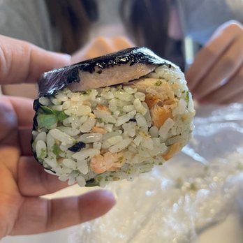 Grinds 2 Da Max Russell - Salmon Furikake rice spam musubi is to die for! - Hawaiian Near Me - Las Vegas, Nevada