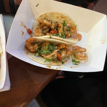 BKK78streetfood - Shrimp spicy tacos, for the price should have gotten 3 - Food Trucks Near Me - Cabazon, California BKK78streetfood - Shrimp spicy tacos, for the price should have gotten 3 - Food Trucks Near Me - Cabazon, California