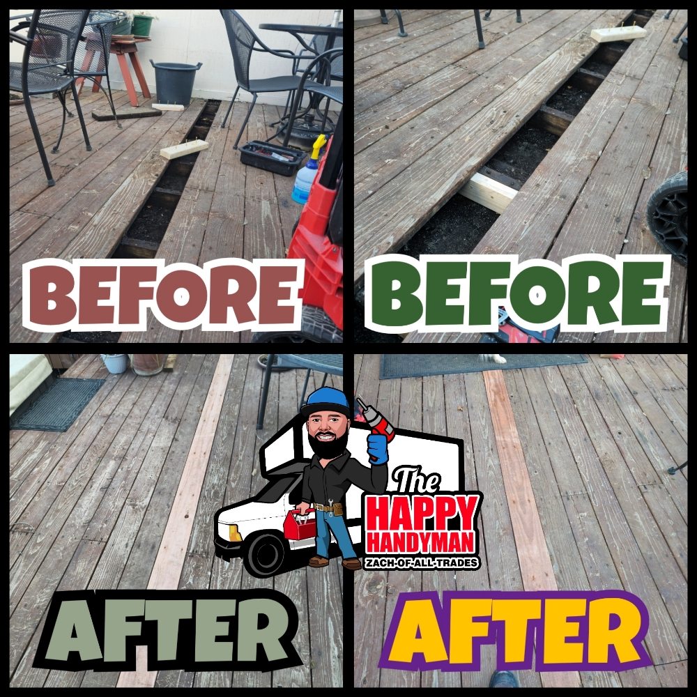 Slide of Happy Handyman Zach of all trades