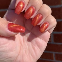 Acrylic fill, Cat eye gel polish #19 $47