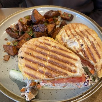 The Hideout Kitchen - Tuna melt with roasted potatoes/onions/peppers - New American Near Me - Lafayette, California The Hideout Kitchen - Tuna melt with roasted potatoes/onions/peppers - New American Near Me - Lafayette, California