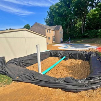 Site Preparations - Seepage Bed for a residential house. On-site septic systems - Septic Services Near Me - Gap, Pennsylvania Site Preparations - Seepage Bed for a residential house. On-site septic systems - Septic Services Near Me - Gap, Pennsylvania