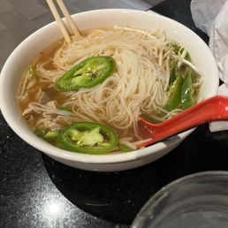 Me and my husband's came here at 5 and waited 1 hour to get our food. We order papayas salad which is not bad but the noodles was worst.