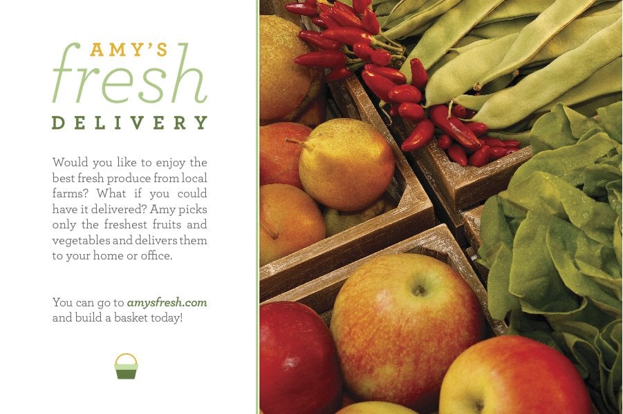 Amy's Fresh Delivery Logo