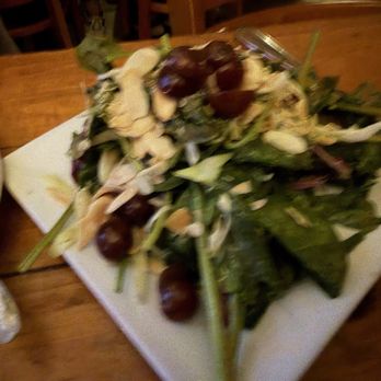 Hearth and Candle - Salad sliced almonds garlic grapes - American Near Me - Jeffersonville, Vermont Hearth and Candle - Salad sliced almonds garlic grapes - American Near Me - Jeffersonville, Vermont