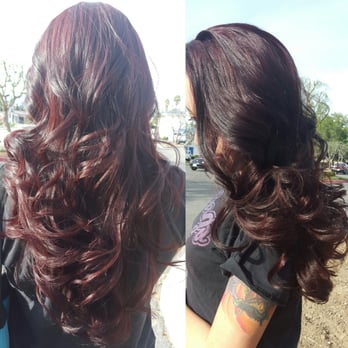 Bella Tresse Salon - Color stripping, and red dye job along with a haircut by Yvonne. I am very pleased :) - Hair Salons Near Me - Grand Terrace, California