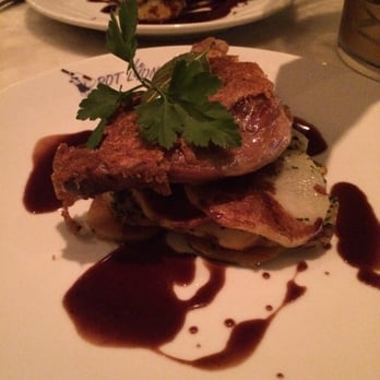 Le Pot Lyonnais - Crispy skin, succulent and flavourful duck on a bed of cream-less dauphinois potato with a rich red wine jus. Simple. Beautiful. - French Near Me - London, XGL