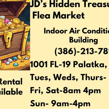 JD'S Hidden Treasures Flea Market - Flea Markets Near Me - Palatka, Florida JD'S Hidden Treasures Flea Market - Flea Markets Near Me - Palatka, Florida