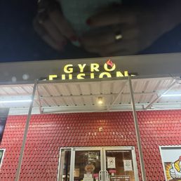 Exterior outside entrance of Gyro Fusion - Austin, Texas Exterior outside entrance of Gyro Fusion - Austin, Texas