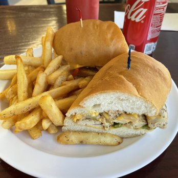 Verrilli's Bakery - Chicken Cheesesteak Platter with coke - Bakeries Near Me - Morristown, New Jersey Verrilli's Bakery - Chicken Cheesesteak Platter with coke - Bakeries Near Me - Morristown, New Jersey