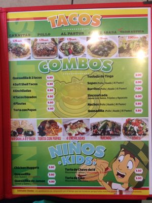 Menu photo 6 La Tortuga Loca Wenatchee, WA
