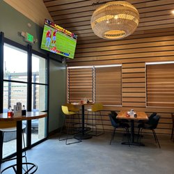 Beachwood Pizza & Beer - Patio seating, semi outdoor space