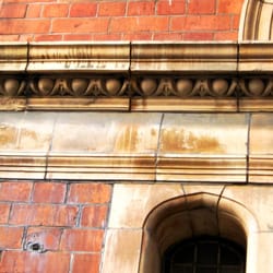 Marks and Spencer - The terracotta egg and dart motif...