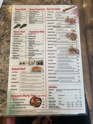 Menu photo 4 Sushi Heaven Ashland, OR Menu photo 4 Sushi Heaven Ashland, OR