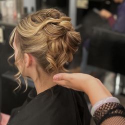 Gorgeous up-do by Yvonne
