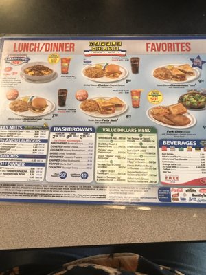 Menu photo 3 Waffle House Tampa, FL Menu photo 3 Waffle House Tampa, FL