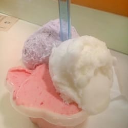 Gelato Pazzo - Fragola, limone e viola