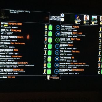 Bronx Alehouse - So fancy!! Beer menu on tap - American Near Me - Bronx, New York