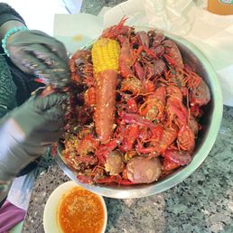 Happy hour crawfish