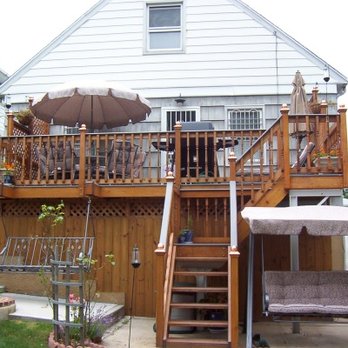Mr Construction & Son - Cedar Deck - General Contractors Near Me - Staten Island, New York