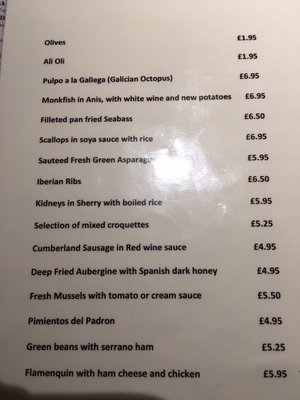 Menu photo 1 El Rincon de Rafa Manchester, XGM