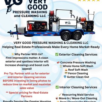 Very Good Pressure Washing - Pressure Washers Near Me - Houston, Texas Very Good Pressure Washing - Pressure Washers Near Me - Houston, Texas