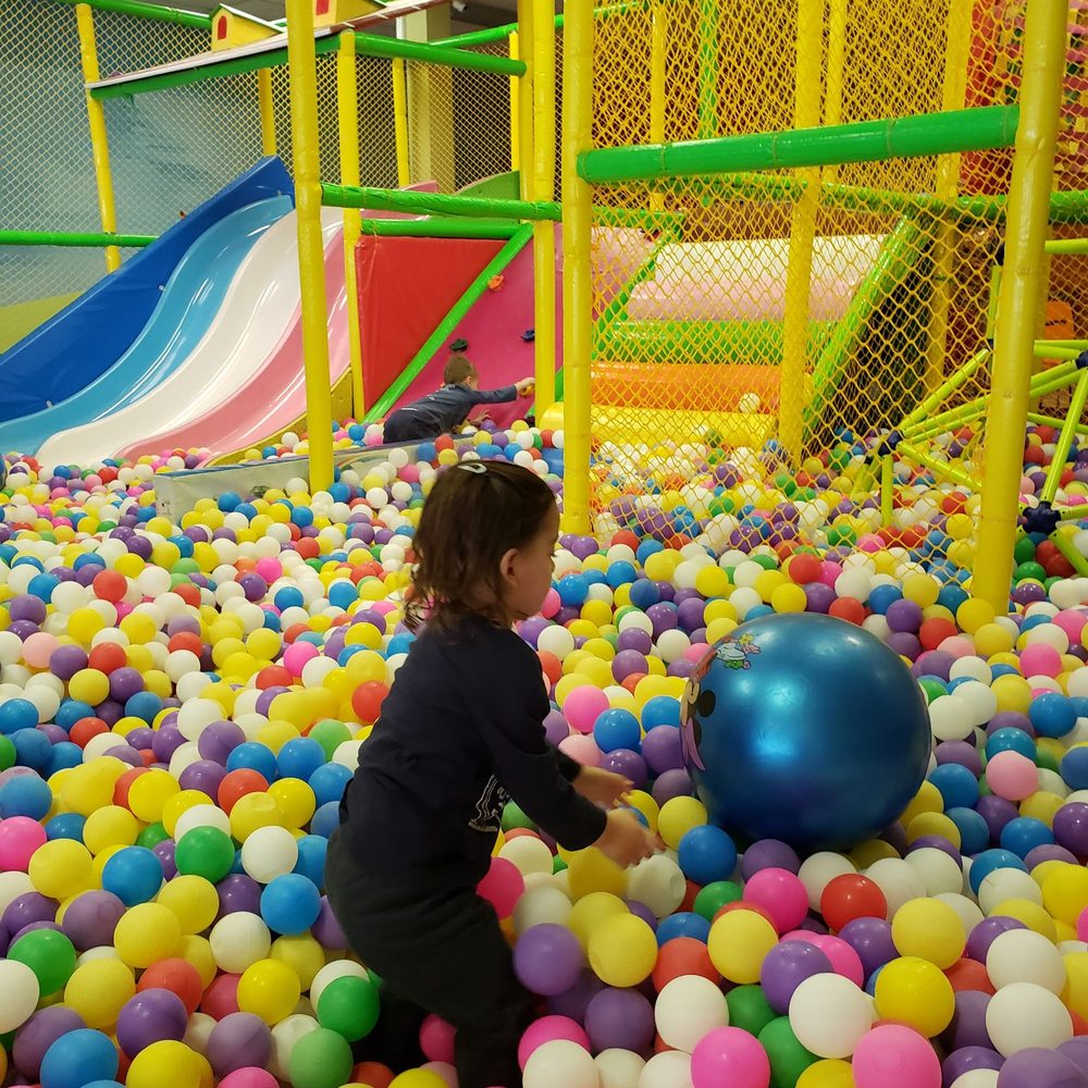 Huge ball pit and playground.