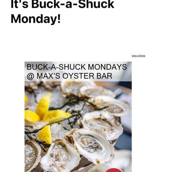 Max Fish - Oysters - Seafood Near Me - Glastonbury, Connecticut