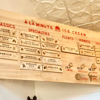 à la minute - Menu - Ice Cream & Frozen Yogurt Near Me - Redlands, California à la minute - Menu - Ice Cream & Frozen Yogurt Near Me - Redlands, California