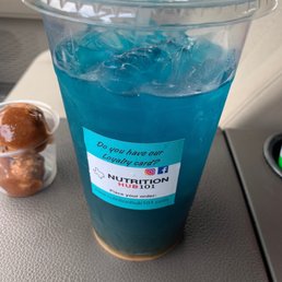Wonder Woman. It was prettier before I mixed it . Delicious!!!! Wonder Woman. It was prettier before I mixed it . Delicious!!!!