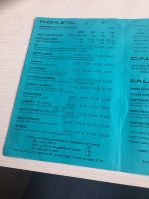 Menu photo 7 Memphis Pizza Cafe Memphis, TN