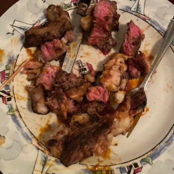 Colonial Steak House - The medium well ribeye I was given for takeout on February 13. This is the worst steak I have ever had. No meat only fat and medium rare. - Steakhouses Near Me - Pine Bluff, Arkansas Colonial Steak House - The medium well ribeye I was given for takeout on February 13. This is the worst steak I have ever had. No meat only fat and medium rare. - Steakhouses Near Me - Pine Bluff, Arkansas