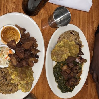 Fritai - Fried plantains, rice and beans, pork griyo, legim (cooked vegetables) , pikliz (pickled relish). - Haitian Near Me - New Orleans, Louisiana