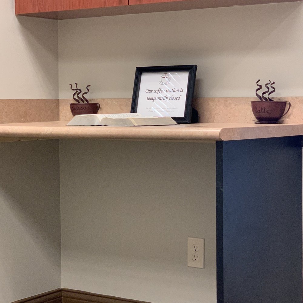 Hadley Family Dentistry - Closed Coffee Area due to COVID - General Dentistry Near Me - Indianapolis, Indiana