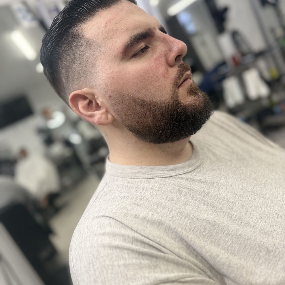 HeadQuarters Barbershop - Haircut and Beard Line-Up - Barbers Near Me - Bellflower, California