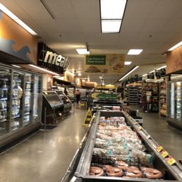 The meat section.
